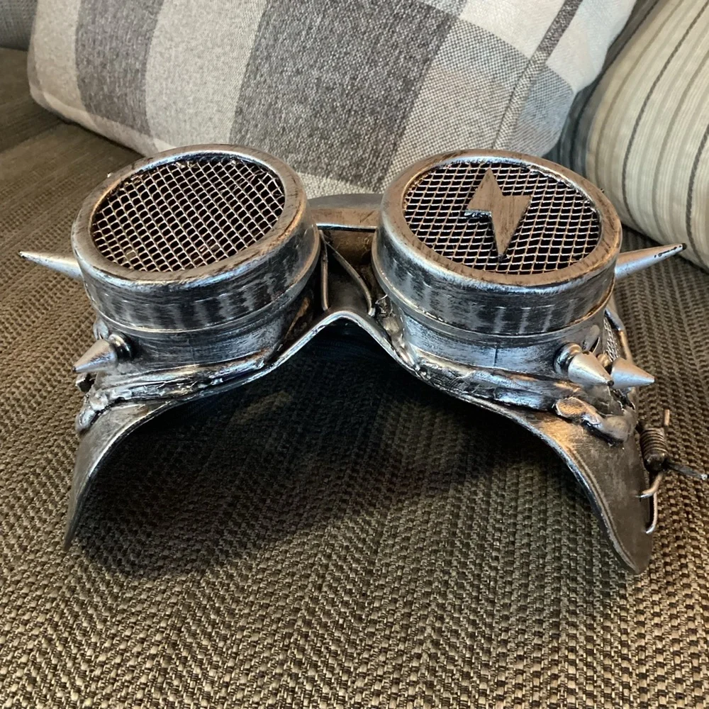 Steampunk Cat Mask Rave Masquerade Halloween Costume Goggles
